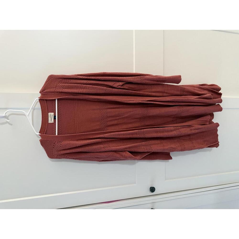Universal Thread Women's Open Front Cardigan Sweater 3X Rust